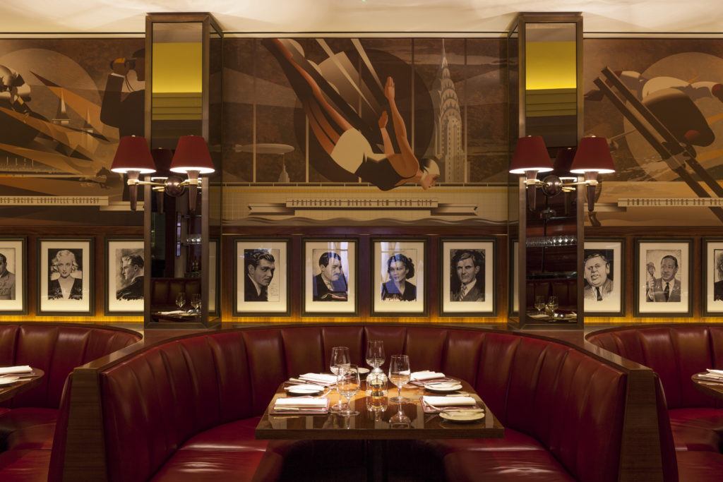 breakfast at The Colony Grill Room in London