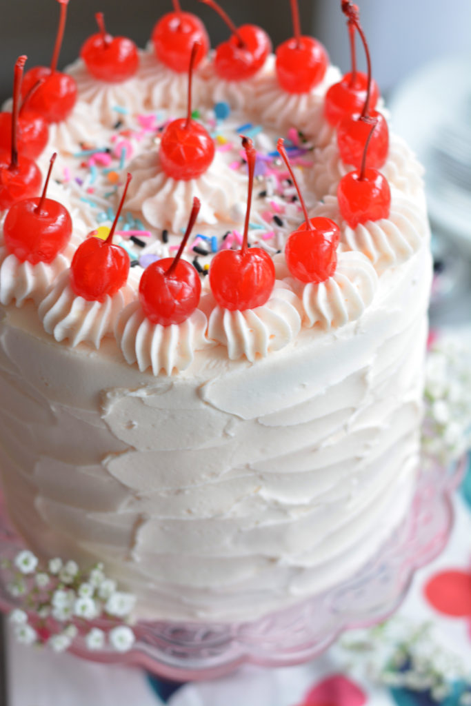 Happy Birthday, Reese! (A Recipe for Reese's Cherry Birthday Cake