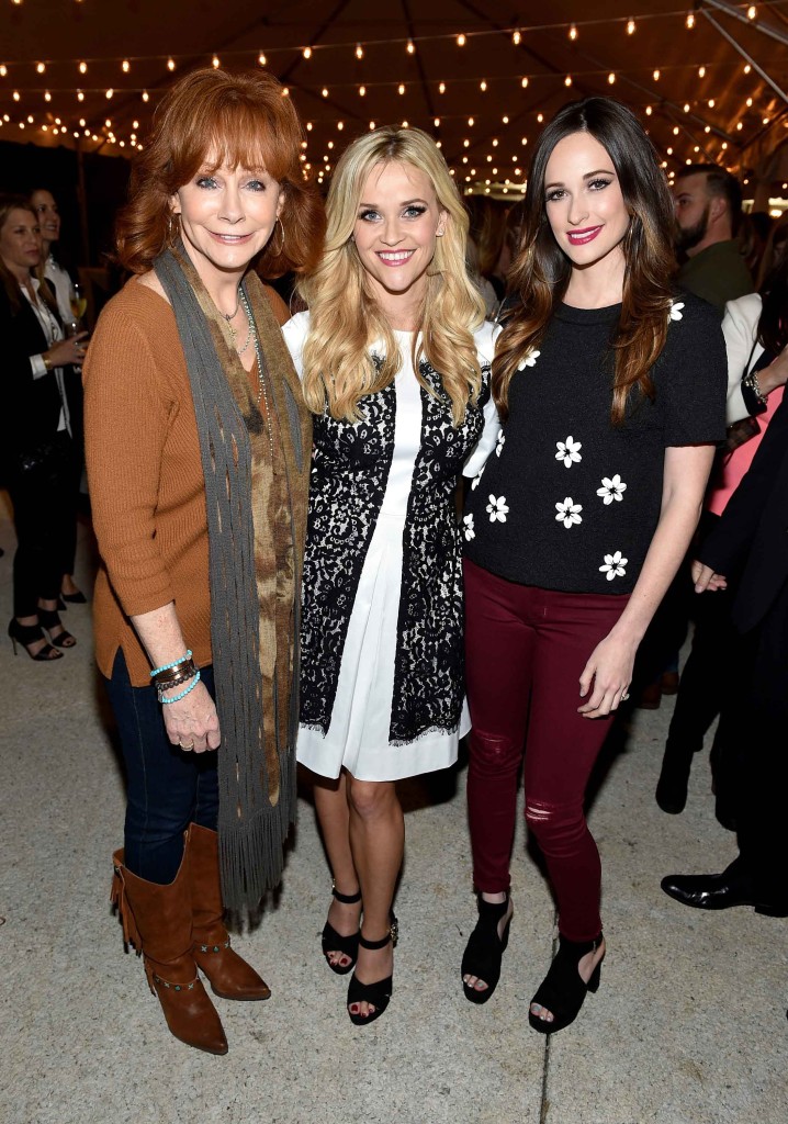 Reba McEntire, Reese Witherspoon, and Kacey Musgraves
