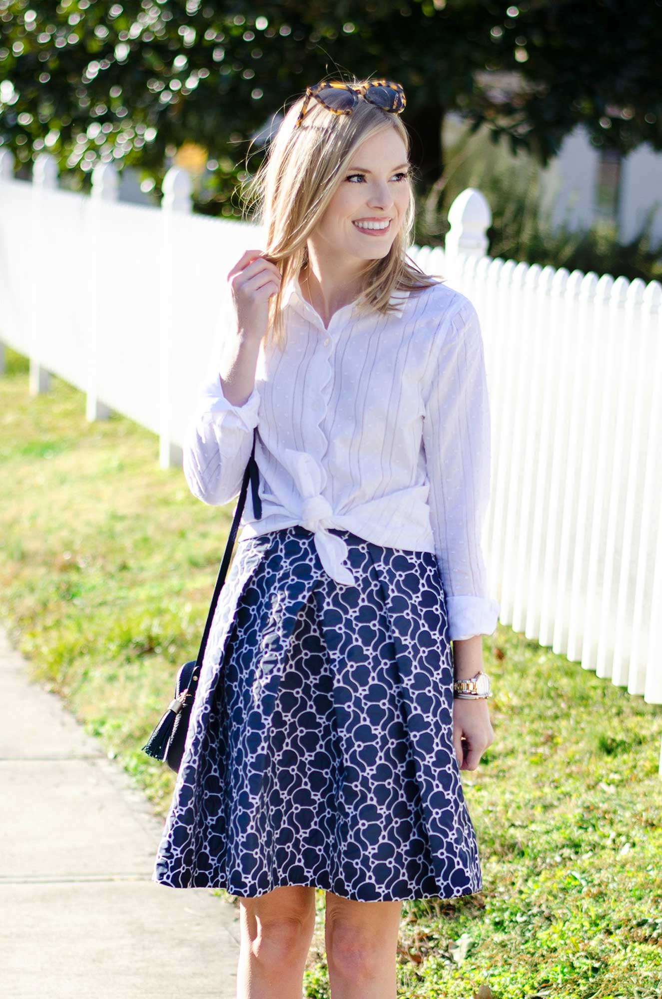 Emily Helm on Two Ways to Style Our Button-Down | Love Reese BlogDraper ...