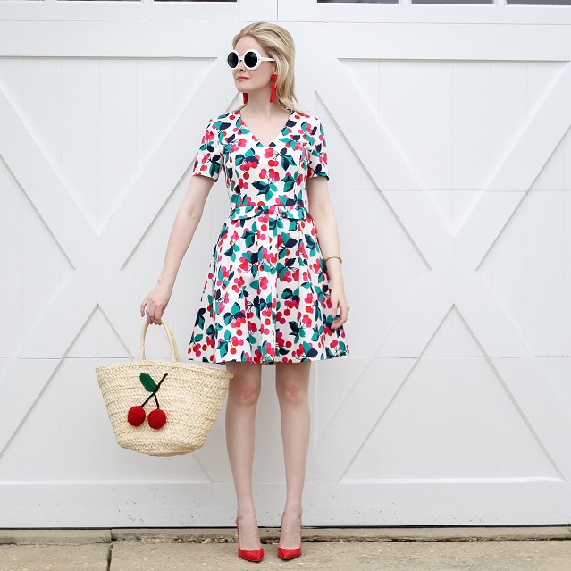 how to wear cherry print