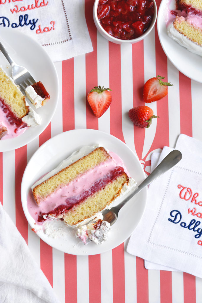 Strawberry Shortcake Ice Cream Cake recipe