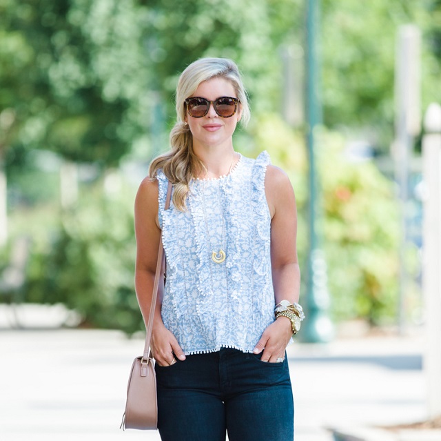 Ruffles and Summer Blues with The Southern Style Guide