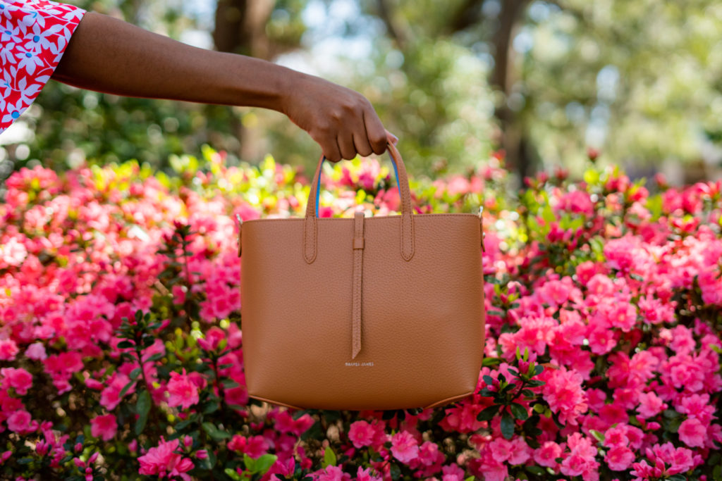 Meet My Handbag: Charisse Bruin and the Leather Reversible Mini ToteDraper  James Blog